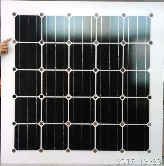 Customized Solar Panel with 36 holes
